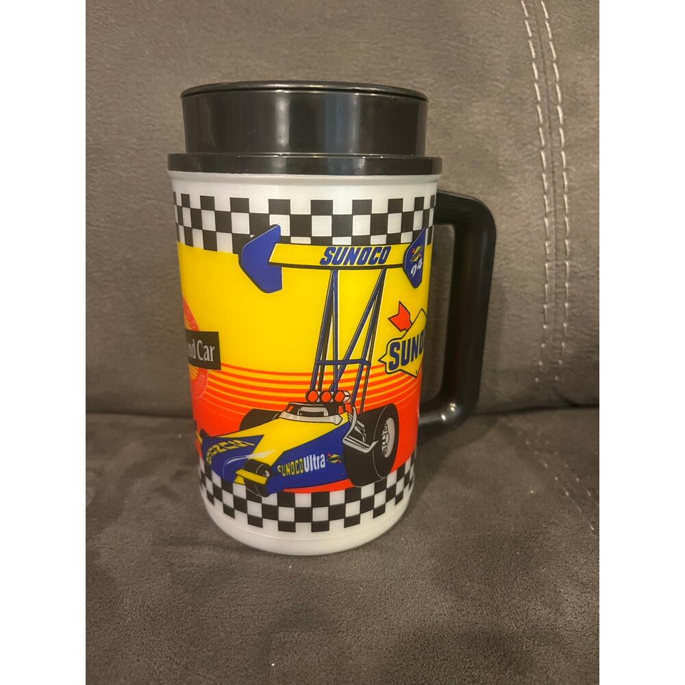 NOS Sunoco diamond car 16oz Thermo mug